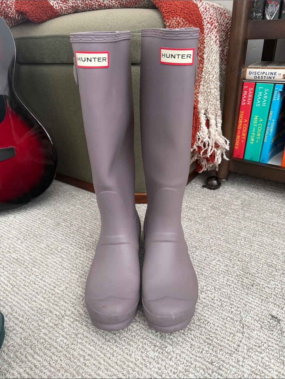 Hunter Tall Rain Boots in Light Purple